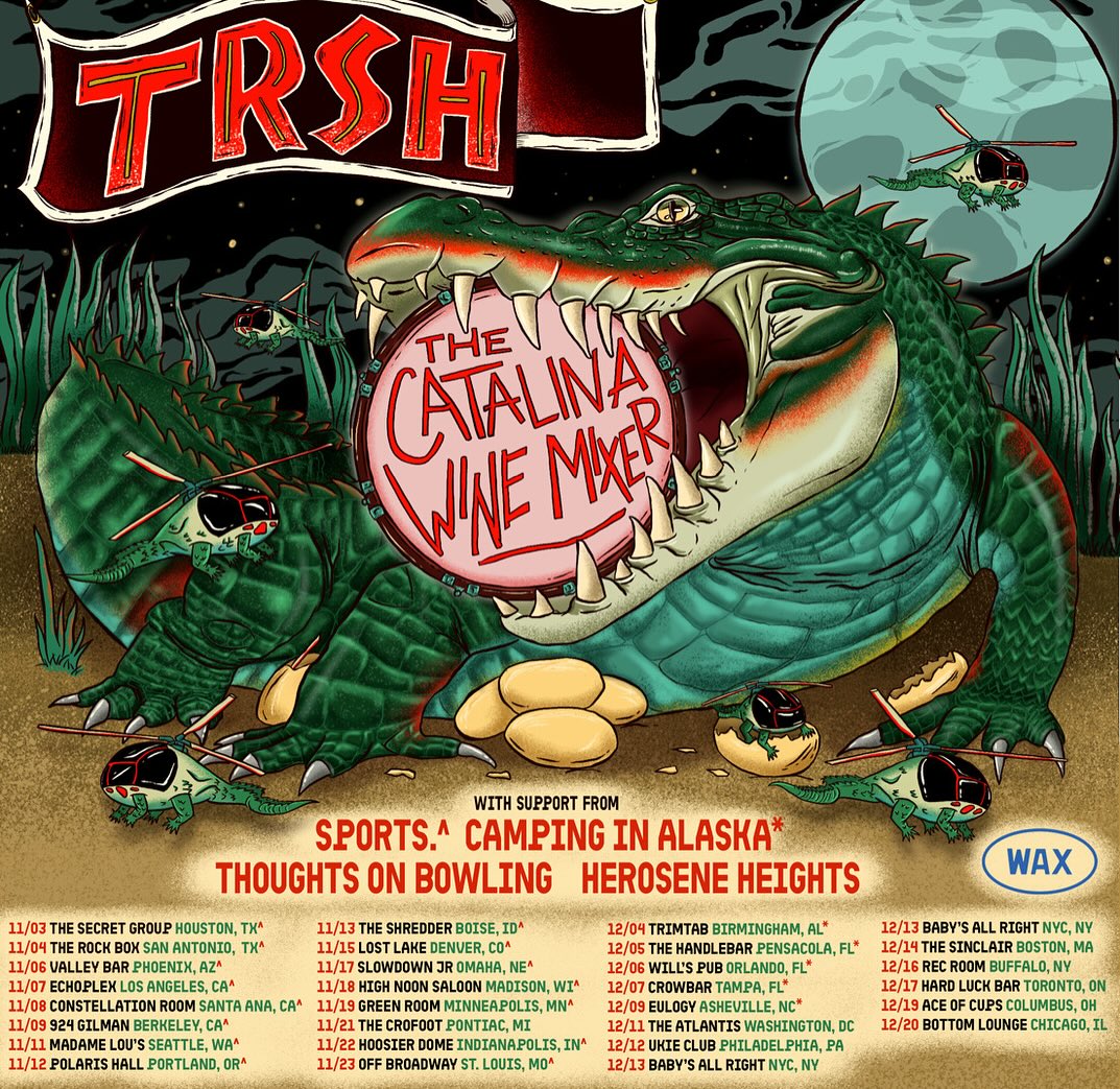TRSH The Catalina Wine Mixer Tour Poster