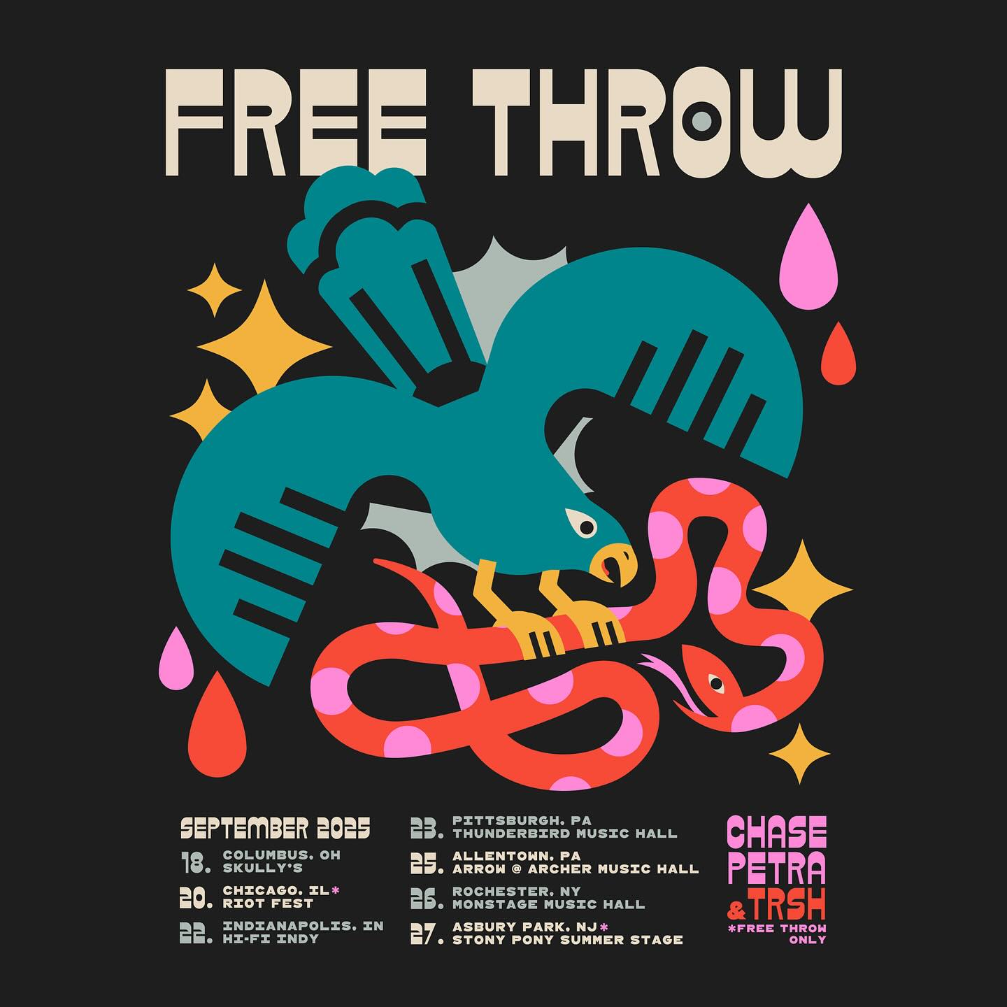 TRSH The Catalina Wine Mixer Tour Poster